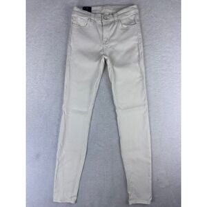 J Brand Snow White Skinny Jeans Mid-Rise Size‎ 27 NWT